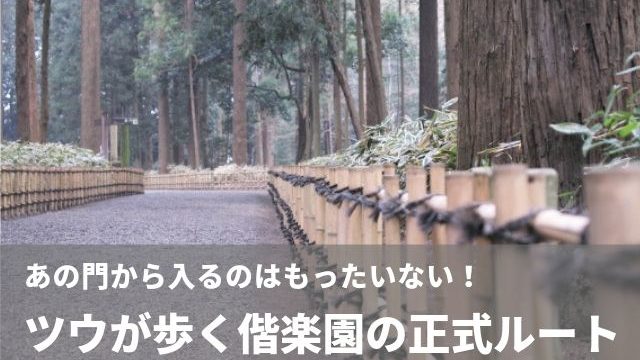 偕楽園の魅力が分かる歩き方 水戸市民が表門から道順をガイドするよ 茨城観光 グルメ情報ブログ イバトリ