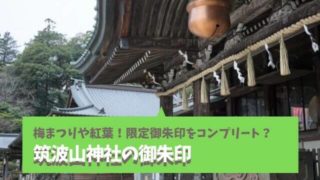 筑波山神社 御朱印
