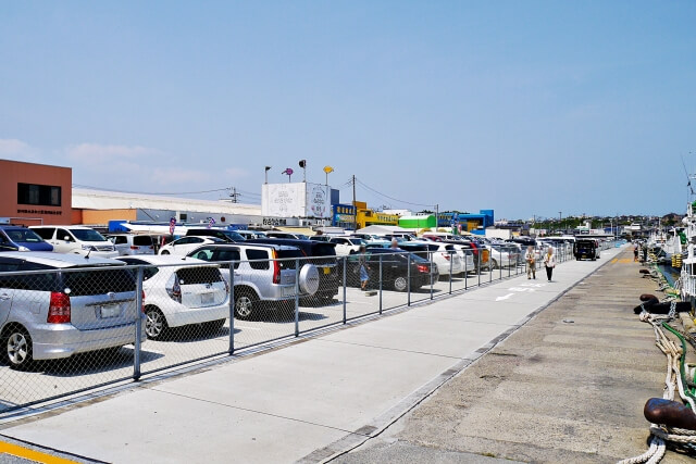 那珂湊おさかな市場　駐車場