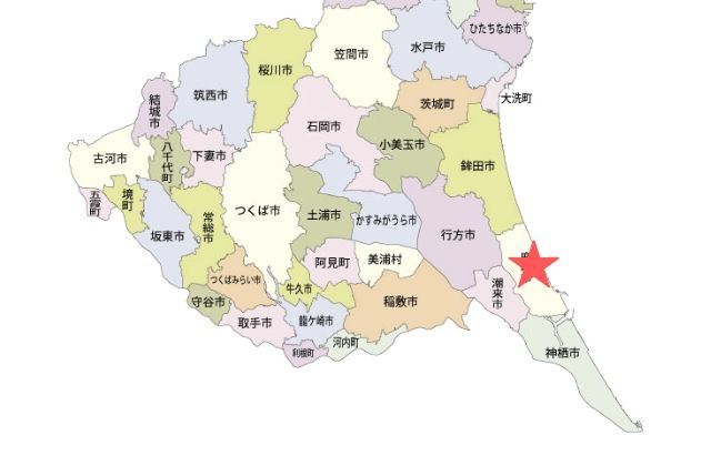 茨城県 鹿嶋市 場所 MAP