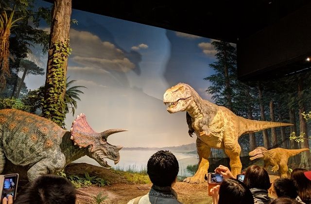 ミュージアムパーク茨城県自然博物館　恐竜　人気エリア
