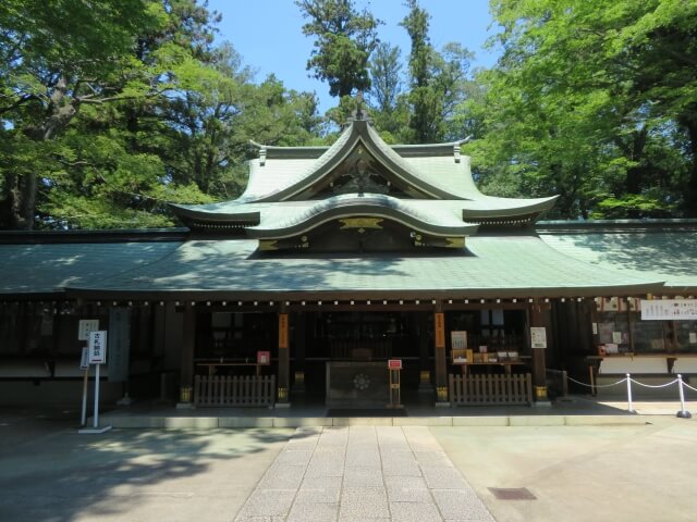 一言主神社　拝殿　常総市