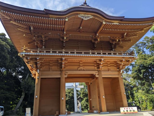 大甕神社　神門　日立市　縁切り