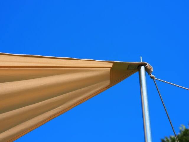 波崎シーサイドキャプ場　テントサイト　風が強い　対策