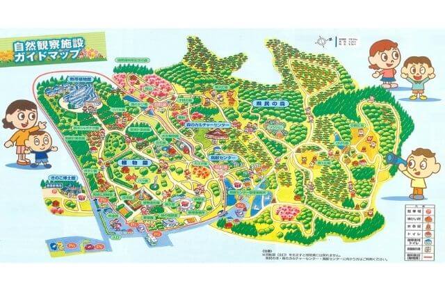 茨城県植物園　園内マップ