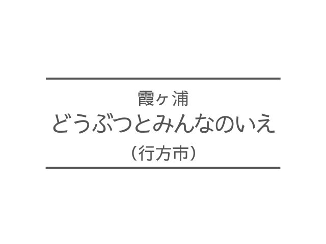 霞ヶ浦　どうぶつとみんなのいえ