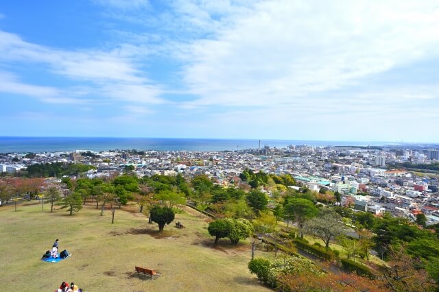 十王パノラマ公園　日立市　景色　